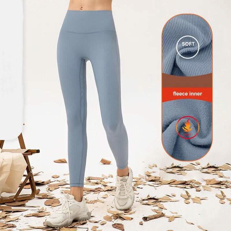 2-Pack: Women’s Fleece Lined High Waist Leggings DailySale