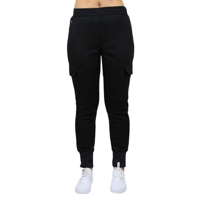 2-Pack: Women's Fleece-Lined Loose-Fit Cargo Joggers DailySale