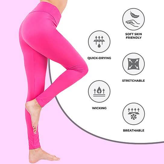 2-Pack: Women's High Waisted Ultra-Soft Yoga Leggings DailySale