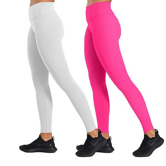 2-Pack: Women's High Waisted Ultra-Soft Yoga Leggings DailySale