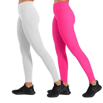 2-Pack: Women's High Waisted Ultra-Soft Yoga Leggings DailySale