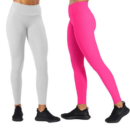 2-Pack: Women's High Waisted Ultra-Soft Yoga Leggings DailySale