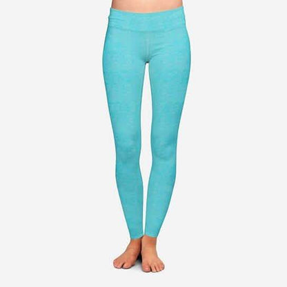 2-Pack: Women's Space Dye Seamless Ankle Length Lightweight Leggings DailySale