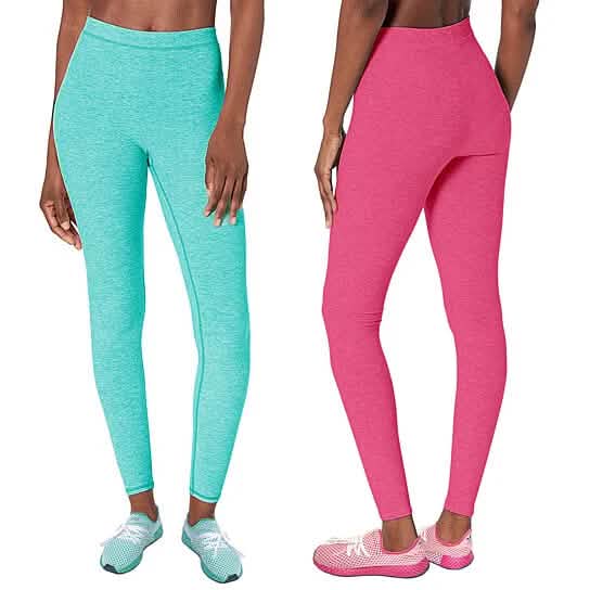 2-Pack: Women's Space Dye Seamless Leggings DailySale