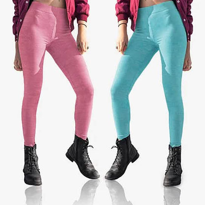 2-Pack: Women's Space Dye Seamless Leggings DailySale