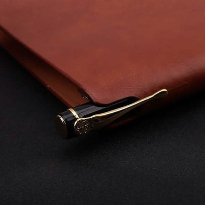 2-Pack: Wood Grain Classical Fountain Pen Ballpoint Pen DailySale