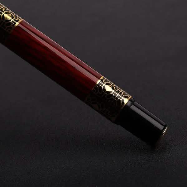 2-Pack: Wood Grain Classical Fountain Pen Ballpoint Pen DailySale