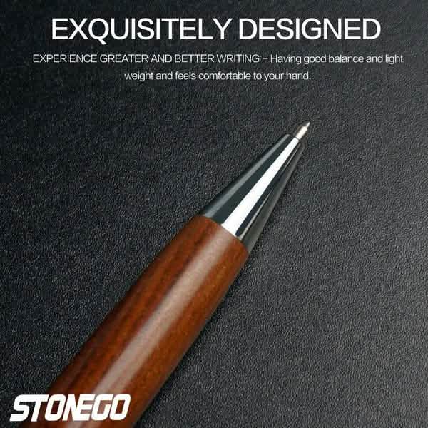2-Pack: Wooden Twist Ballpoint Pen DailySale