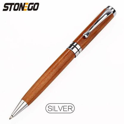2-Pack: Wooden Twist Ballpoint Pen DailySale