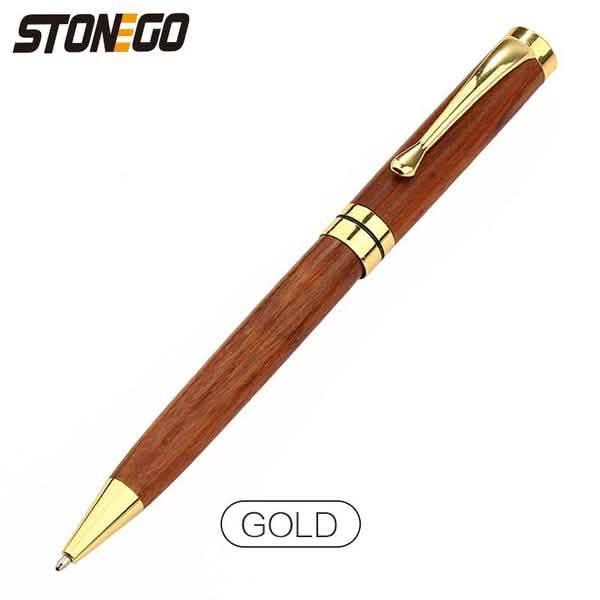 2-Pack: Wooden Twist Ballpoint Pen DailySale