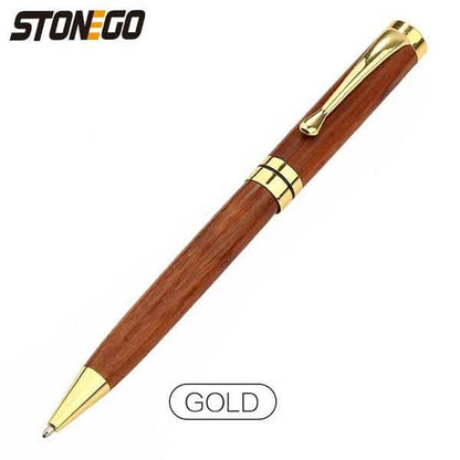 2-Pack: Wooden Twist Ballpoint Pen DailySale