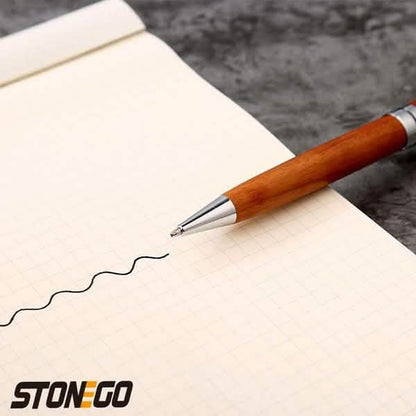 2-Pack: Wooden Twist Ballpoint Pen DailySale