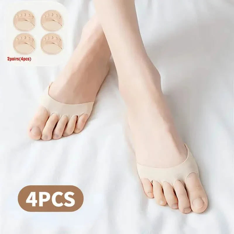 2-Pairs: Invisible Socks Spherical Footrest DailySale