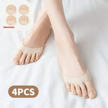 2-Pairs: Invisible Socks Spherical Footrest DailySale