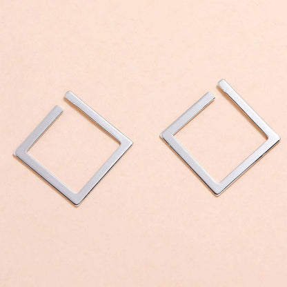 2-Pairs: Minimalist Geometric Drop Earrings DailySale