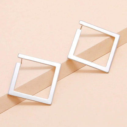 2-Pairs: Minimalist Geometric Drop Earrings DailySale