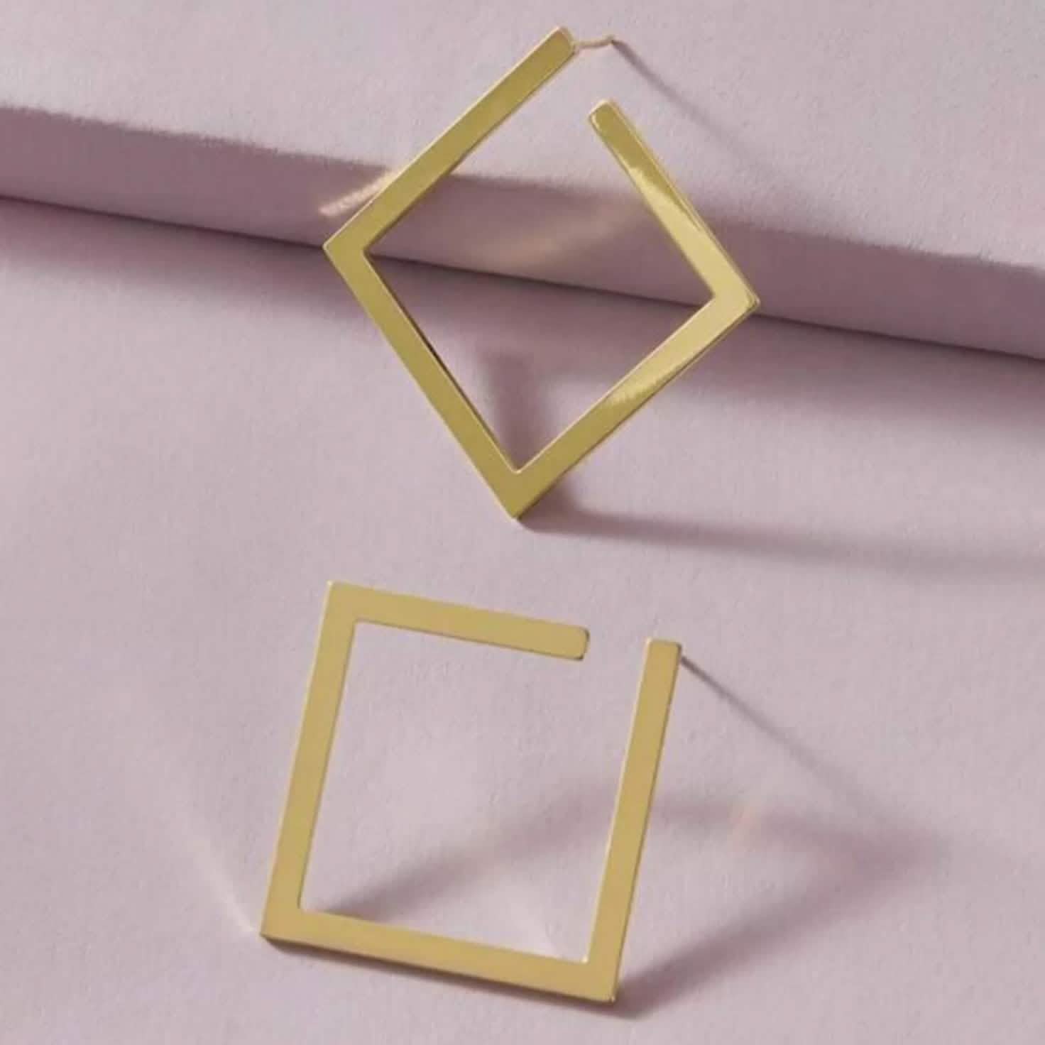 2-Pairs: Minimalist Geometric Drop Earrings DailySale