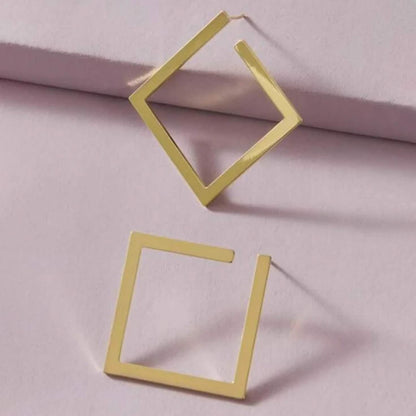 2-Pairs: Minimalist Geometric Drop Earrings DailySale
