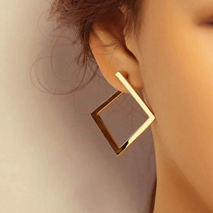 2-Pairs: Minimalist Geometric Drop Earrings DailySale