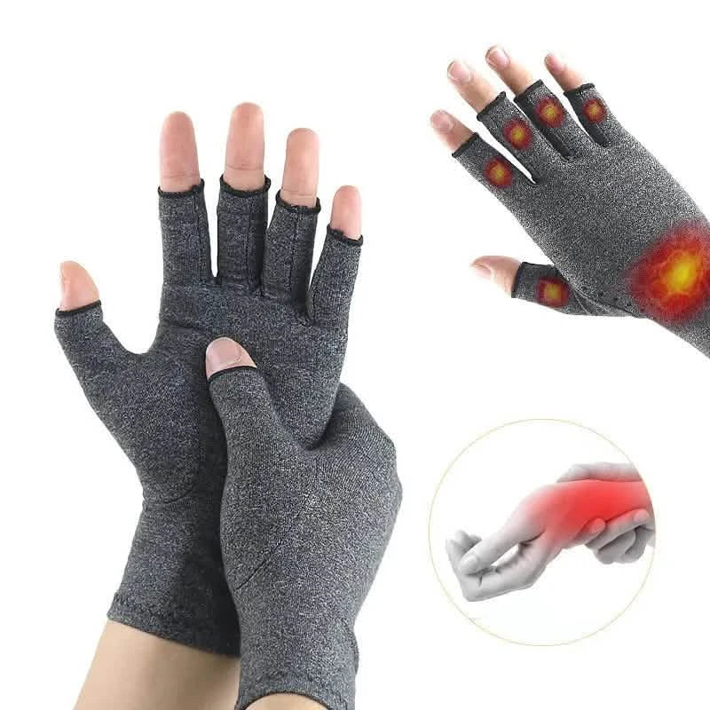 2-Pairs: Rheumatoid Arthritis Magnetic Compression Gloves DailySale