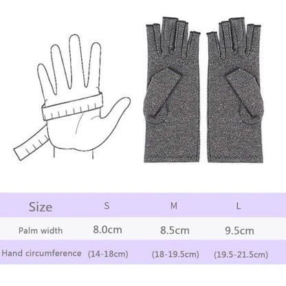2-Pairs: Rheumatoid Arthritis Magnetic Compression Gloves DailySale