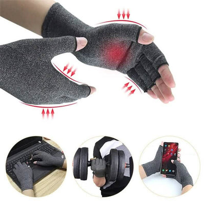 2-Pairs: Rheumatoid Arthritis Magnetic Compression Gloves DailySale