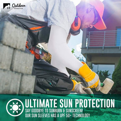 2-Pairs: UV Sun Protection Compression Arm Sleeves DailySale