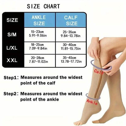 2-Pairs: Women's Open Toe Sports Compression Socks DailySale
