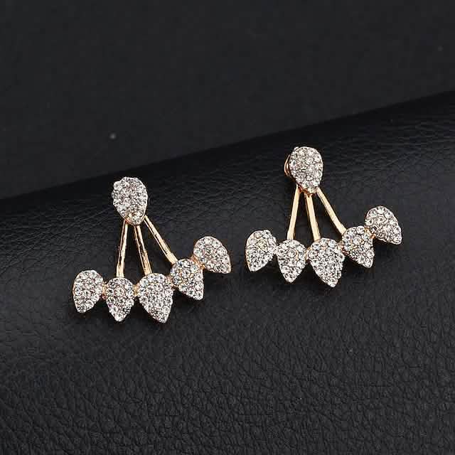 2-Pairs: Women's Small Diamond Cubic Zirconia Earrings DailySale