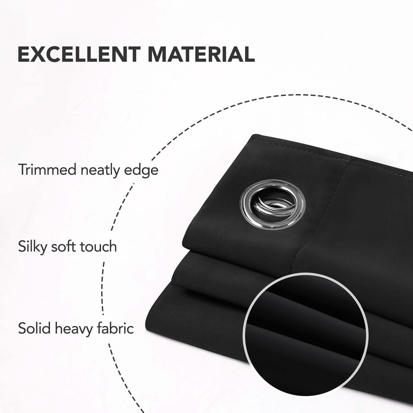 2-Panels: Deconovo Room Darkening Thermal Insulated Blackout Grommet Window Curtains DailySale