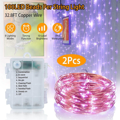 2-Piece: 100LED Beads String Lights DailySale