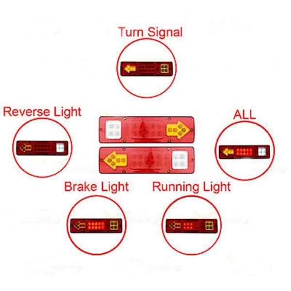 2-Piece: 19-LED Trailer Truck RV ATV Turn Signal DailySale