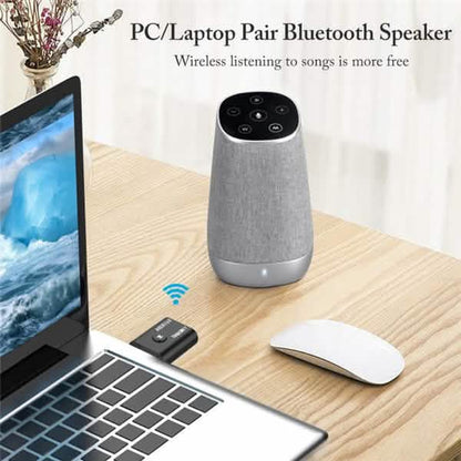2-Piece: 2-in-1 USB Wireless Bluetooth Adapter 5.0 Transmitter DailySale