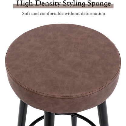 2-Piece: 28'' Metal Bar Stools Set DailySale