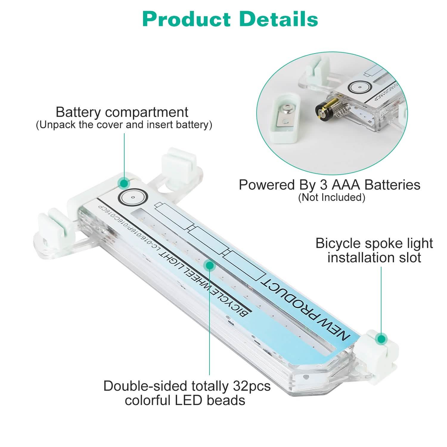 2-Piece: 32 LEDs Pattern Cycling Lights DailySale