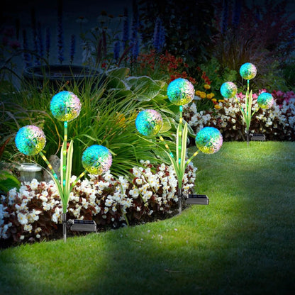 2-Piece: 36 LED Dandelion Solar Lights DailySale