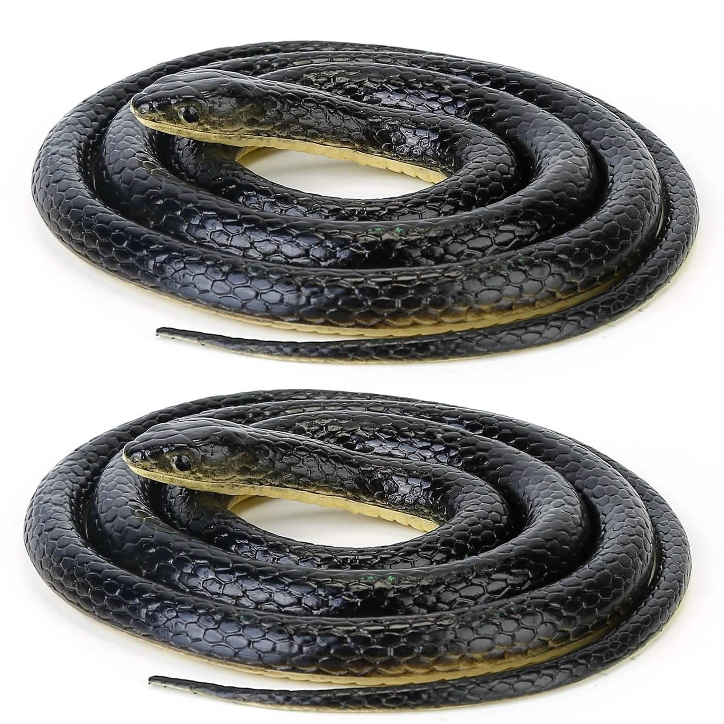 2-Piece: 50" Long Realistic Rubber Snakes DailySale