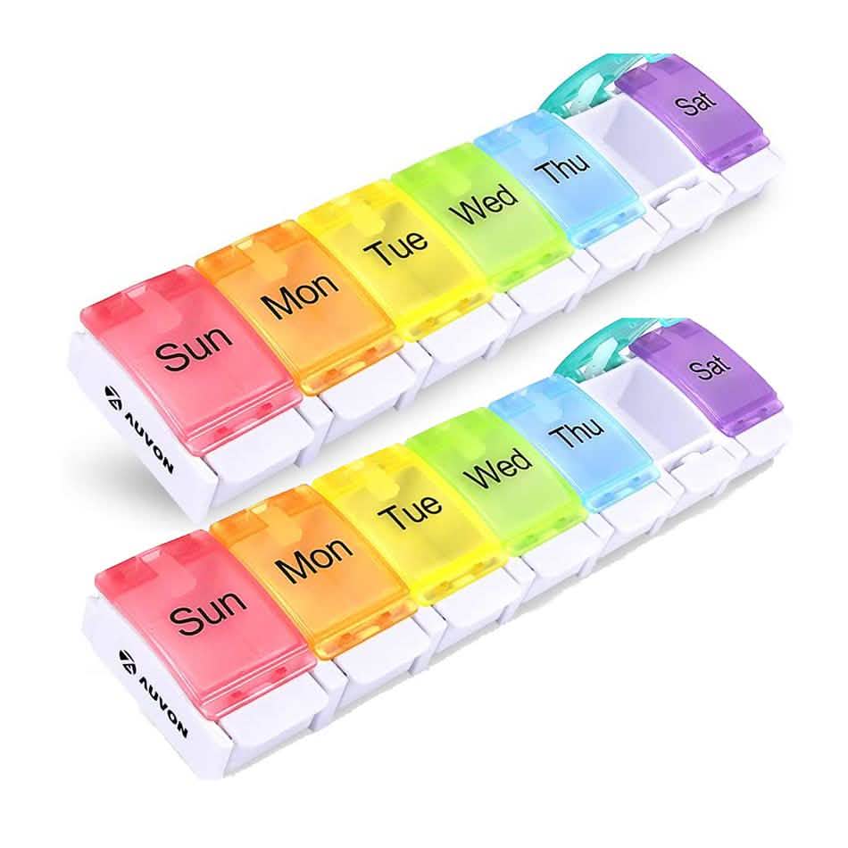 2-Piece: 7 Day Pill Box Case DailySale