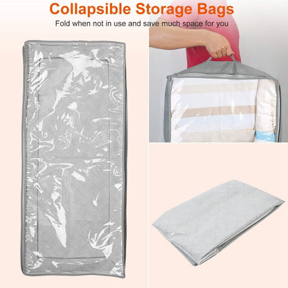 2-Piece: 70L Foldable Underbed Clothes Moisture Proof Zipped Organizer DailySale