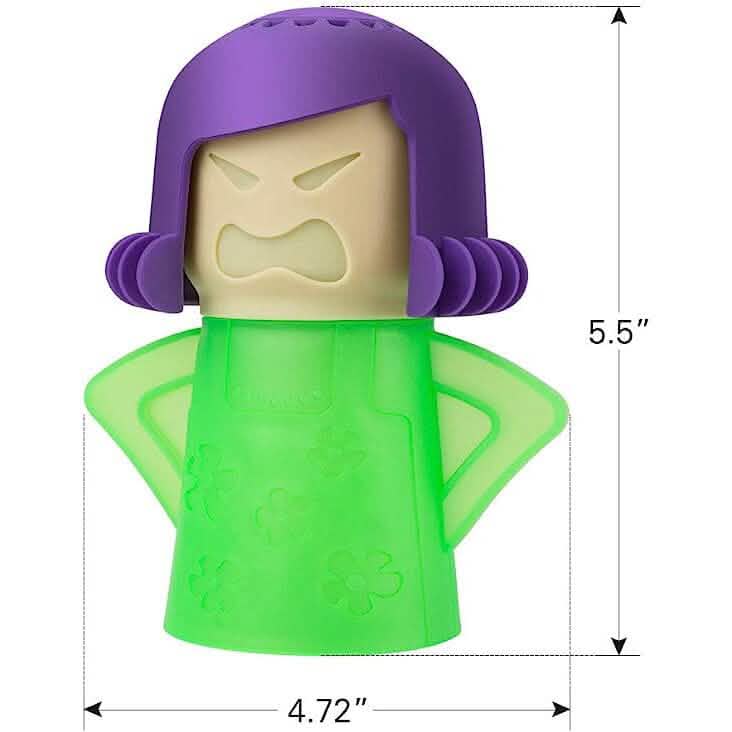 2-Piece: Angry Mama Microwave Steam Cleaner DailySale