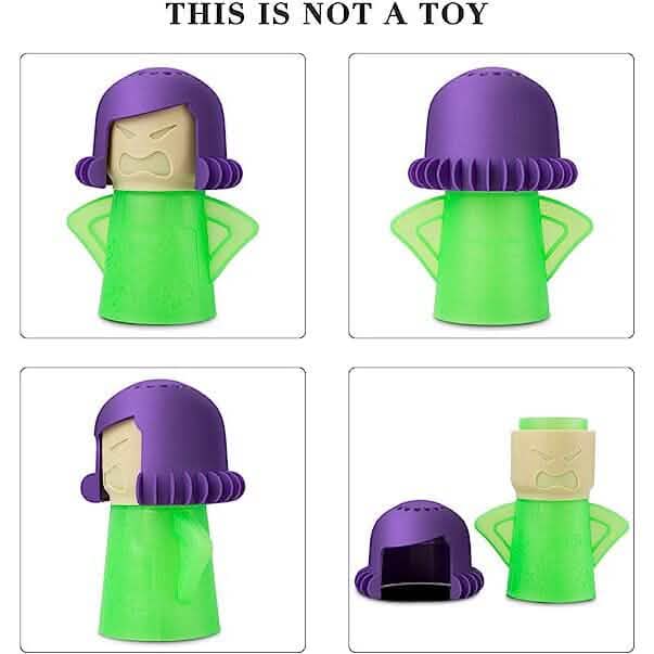 2-Piece: Angry Mama Microwave Steam Cleaner DailySale