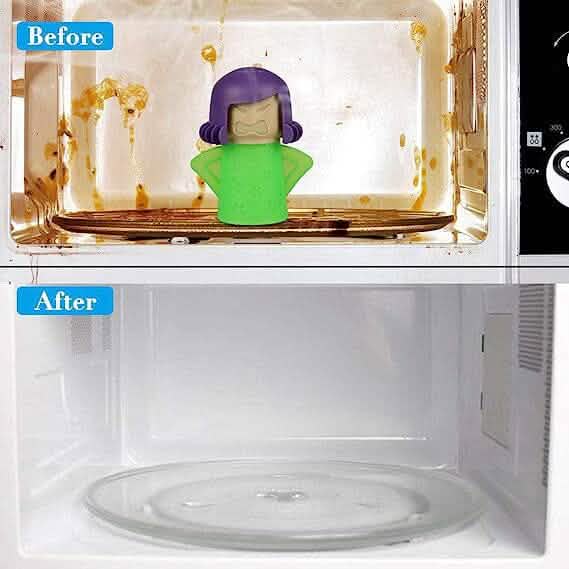 2-Piece: Angry Mama Microwave Steam Cleaner DailySale