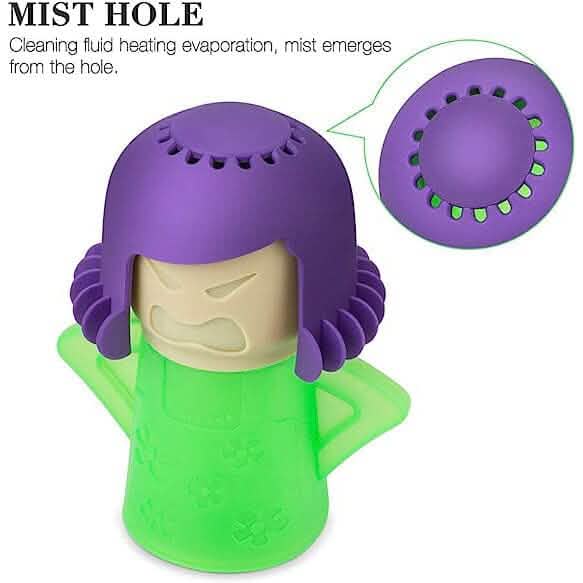 2-Piece: Angry Mama Microwave Steam Cleaner DailySale