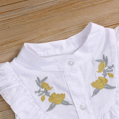 2-Piece: Baby Girls Outfits Clothes T-Shirt Vest Tops + Shorts Pants DailySale