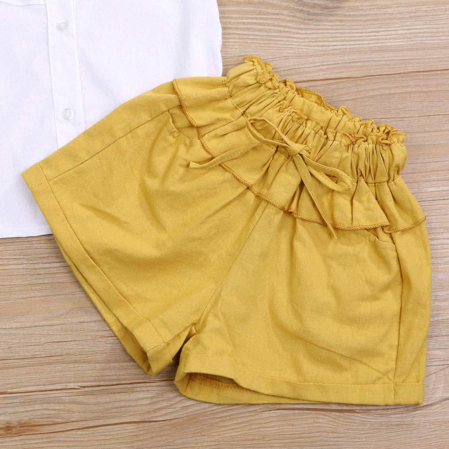 2-Piece: Baby Girls Outfits Clothes T-Shirt Vest Tops + Shorts Pants DailySale