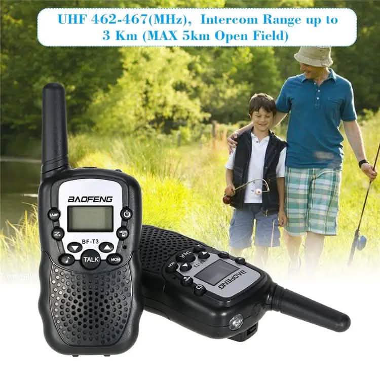 2-Piece: Baofeng BF-T3 Radio Walkie Talkie DailySale