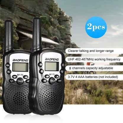 2-Piece: Baofeng BF-T3 Radio Walkie Talkie DailySale