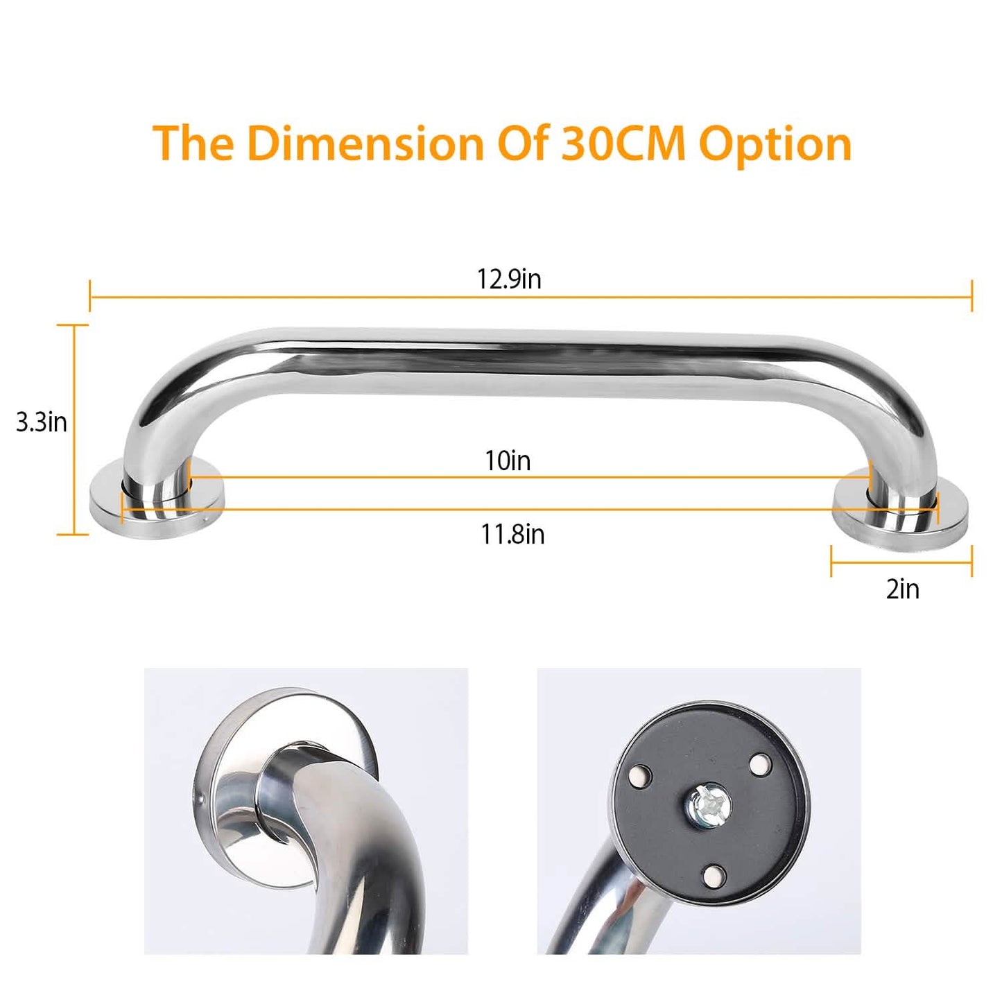 2-Piece: Bath Grab Bar DailySale