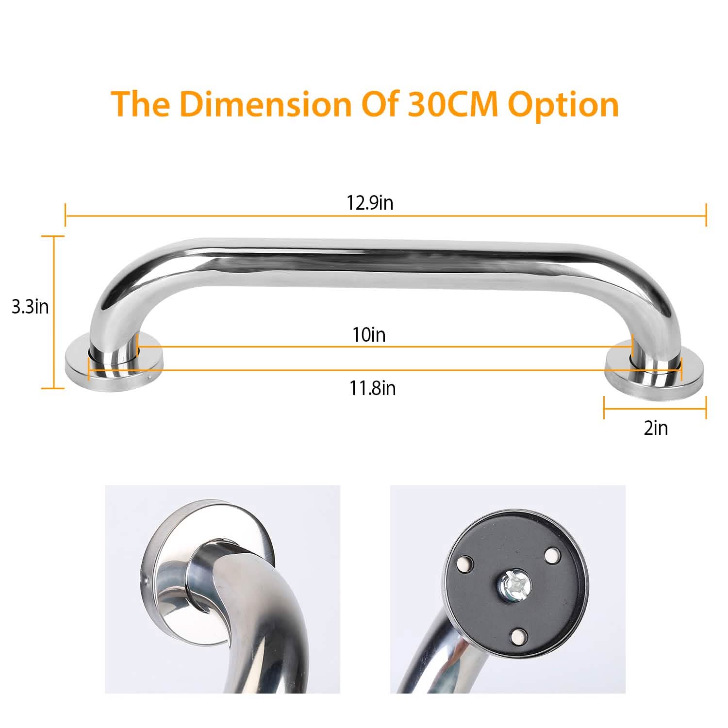 2-Piece: Bath Grab Bar DailySale