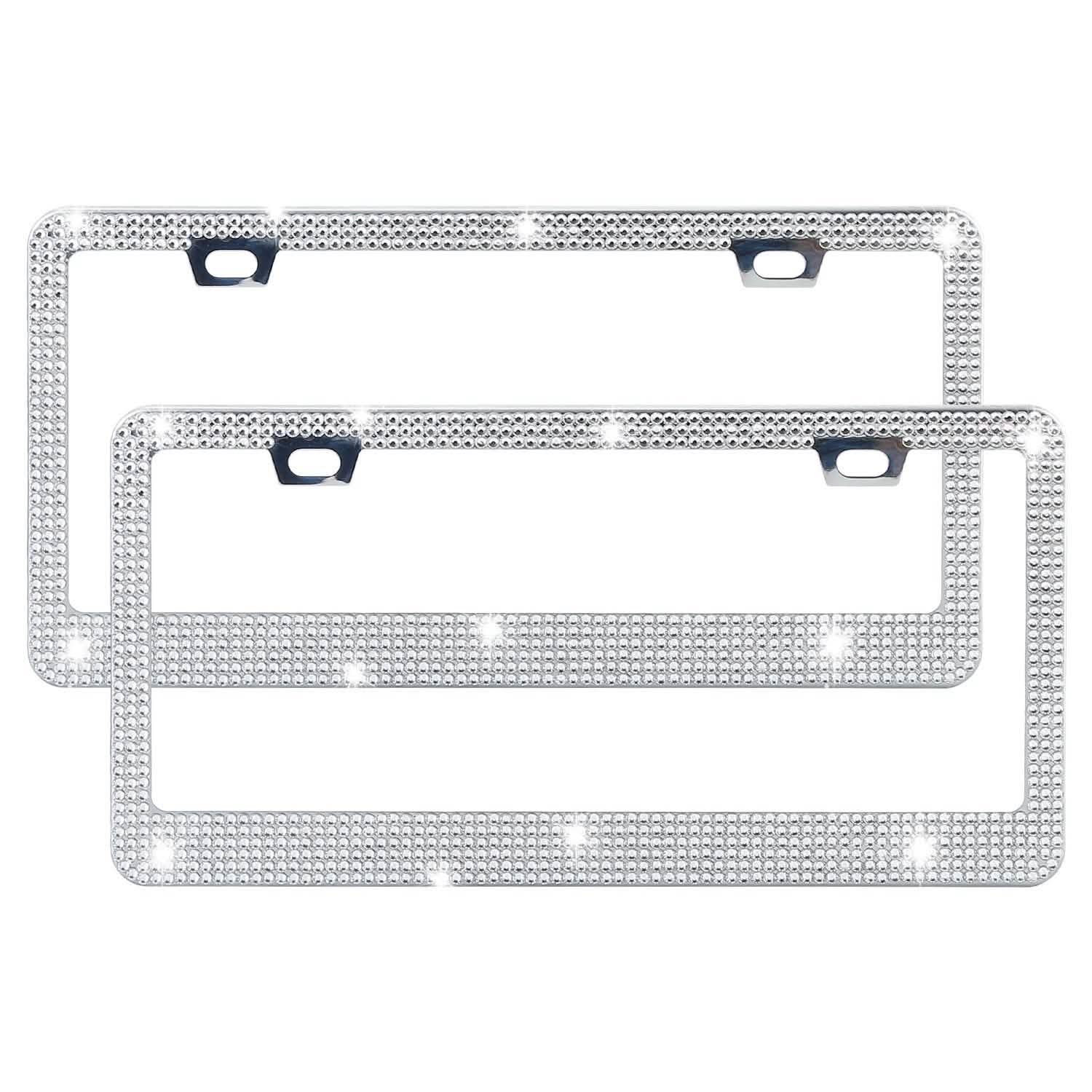 2-Piece: Bling License Plate Frames DailySale
